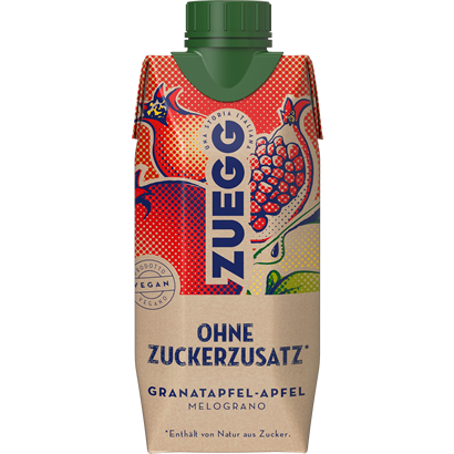 Ohne Zuckerzusatz 330ml – GRANATAPFEL – APFEL