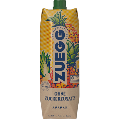Ohne Zuckerzusatz 1000ml – Ananas