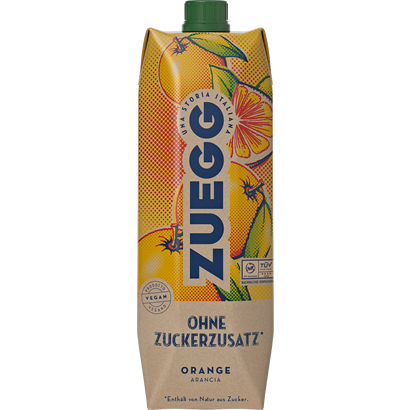 Ohne Zuckerzusatz 1000ml – Orange