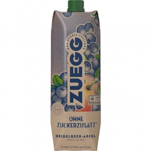 Ohne Zuckerzusatz 1000ml – HEIDELBEERE – APFEL